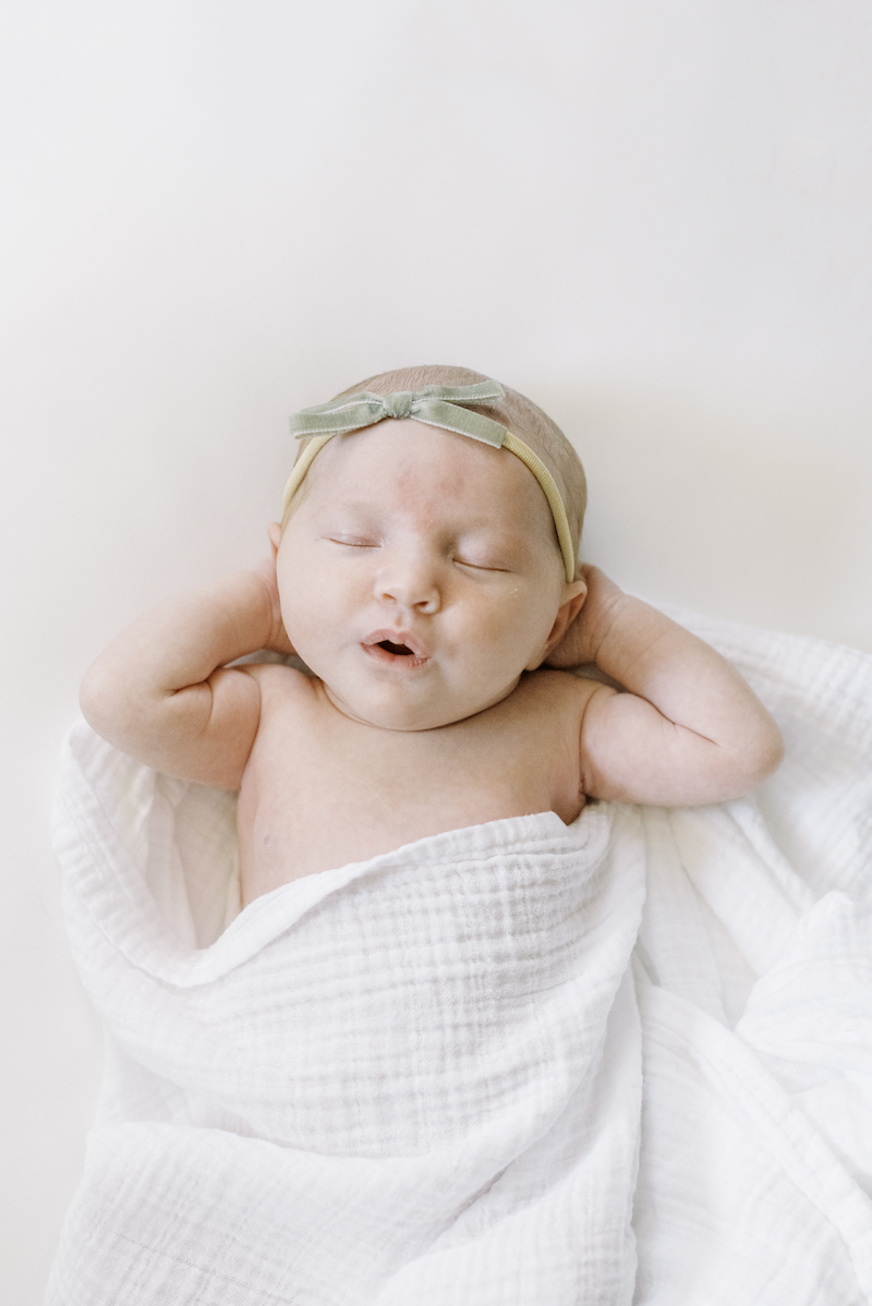 Richmond-newborn-photography timeless newborn portrait in blanket